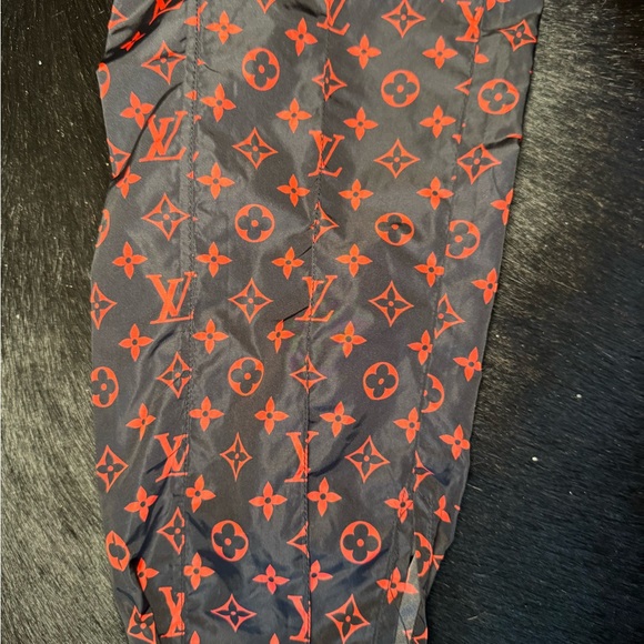 Louis Vuitton Black Pants with Red Monogram - Picture 11 of 15